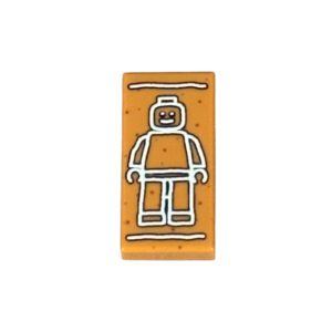 Gingerbread 1x2 Minifig