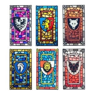 Stained Glass 4x6 -  Choose Your 5 Pack