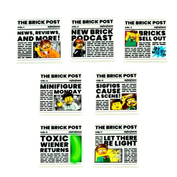 The Brick Post 2x2 - Set of 7 - Image 1