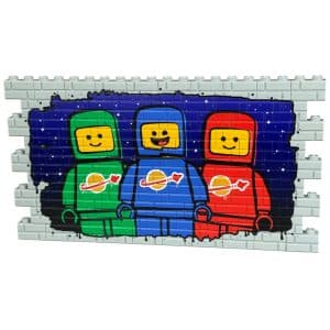 Giant Graffiti Wall - Spacemen